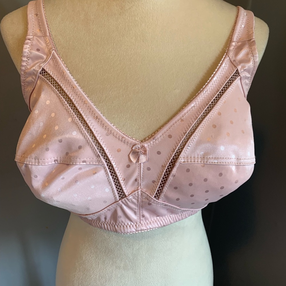 NWOT Gloria Vanderbilt Lilac Bra Wire Free Lined Size 40DD